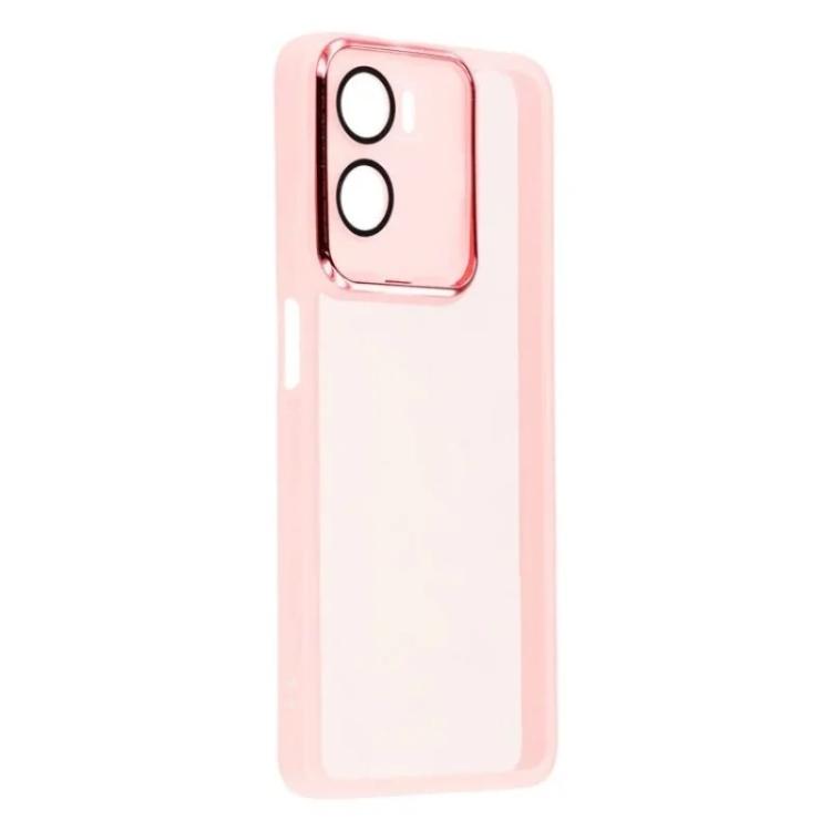 For Motorola Moto G05 4G WANLONFENG Electroplated Frame Translucent TPU Phone Case with Screen Film