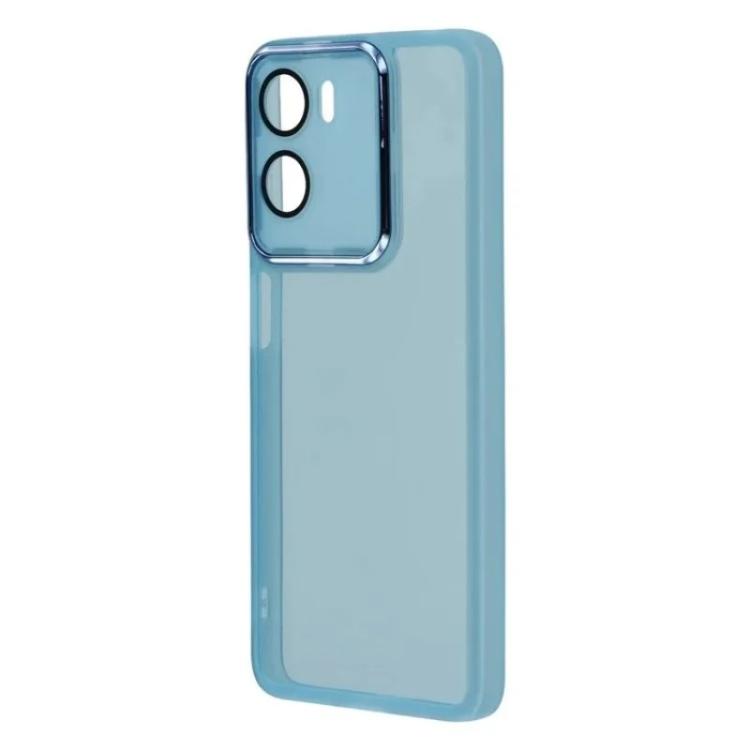 For Motorola Moto G05 4G WANLONFENG Electroplated Frame Translucent TPU Phone Case with Screen Film