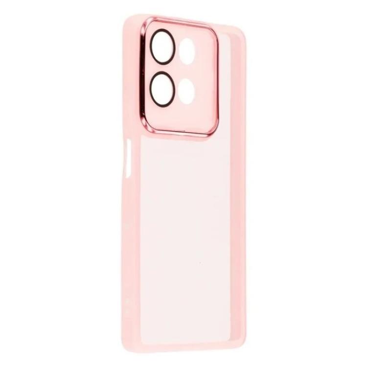 For Motorola Moto G75 5G WANLONFENG Electroplated Frame Translucent TPU Phone Case with Screen Film