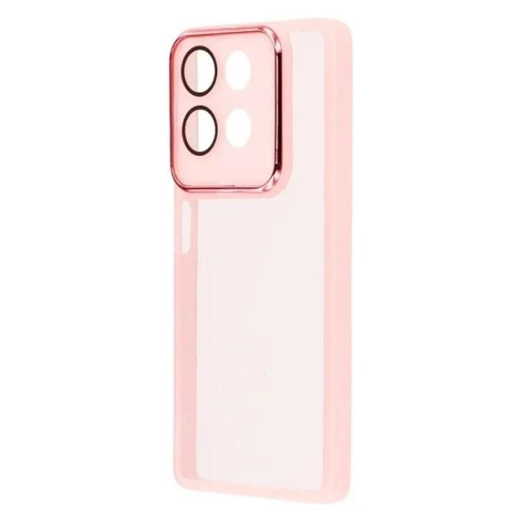 For Motorola Moto G75 5G WANLONFENG Electroplated Frame Translucent TPU Phone Case with Screen Film