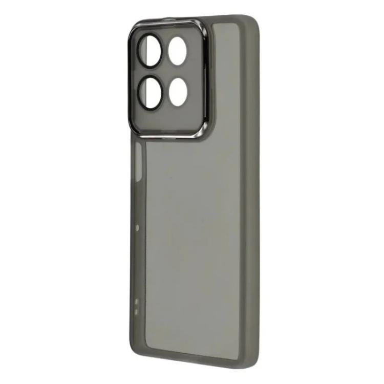 For Motorola Moto G75 5G WANLONFENG Electroplated Frame Translucent TPU Phone Case with Screen Film