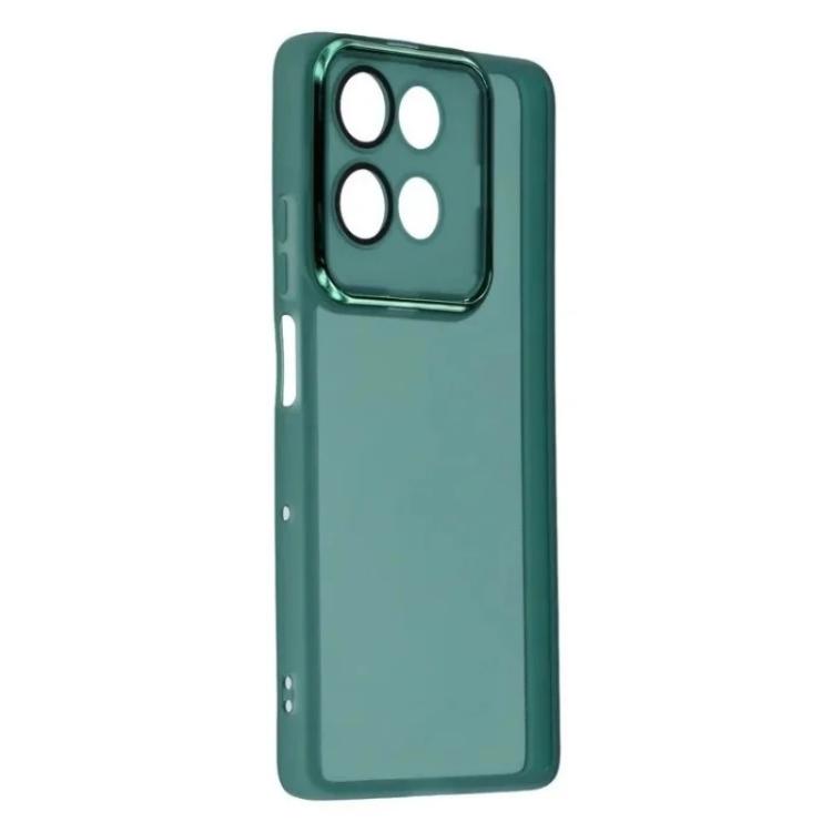 For Motorola Moto G75 5G WANLONFENG Electroplated Frame Translucent TPU Phone Case with Screen Film