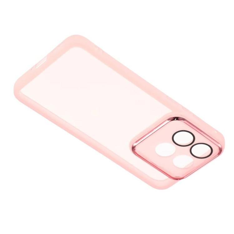For Motorola Edge 70 Fusion/70 Fusion+ 5G WANLONFENG Electroplated Frame Translucent TPU Phone Case with Screen Film
