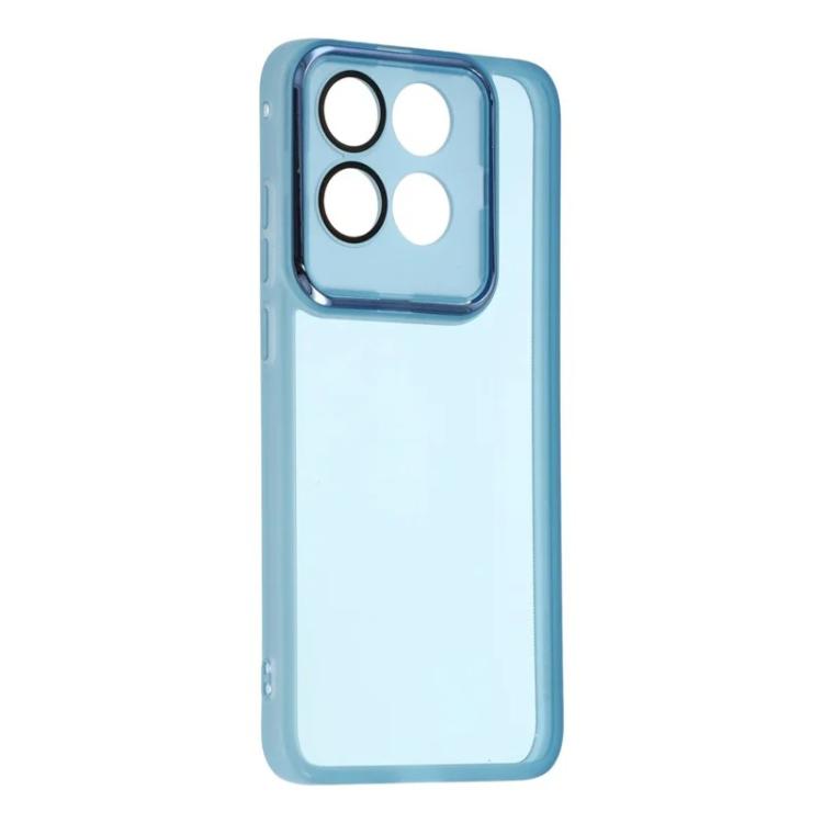 For Motorola Edge 70 Fusion/70 Fusion+ 5G WANLONFENG Electroplated Frame Translucent TPU Phone Case with Screen Film
