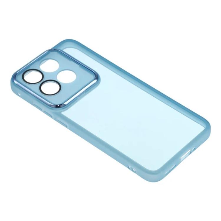 For Motorola Edge 70 Fusion/70 Fusion+ 5G WANLONFENG Electroplated Frame Translucent TPU Phone Case with Screen Film