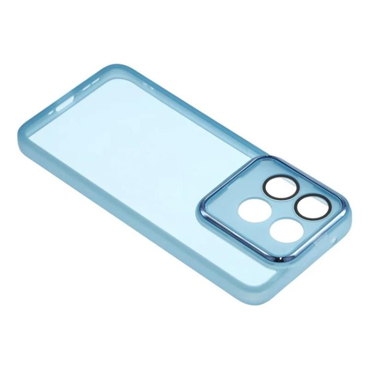 For Motorola Edge 70 Fusion/70 Fusion+ 5G WANLONFENG Electroplated Frame Translucent TPU Phone Case with Screen Film