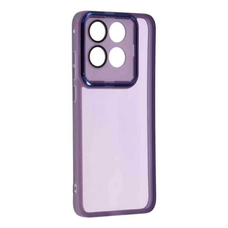 For Motorola Edge 70 Fusion/70 Fusion+ 5G WANLONFENG Electroplated Frame Translucent TPU Phone Case with Screen Film
