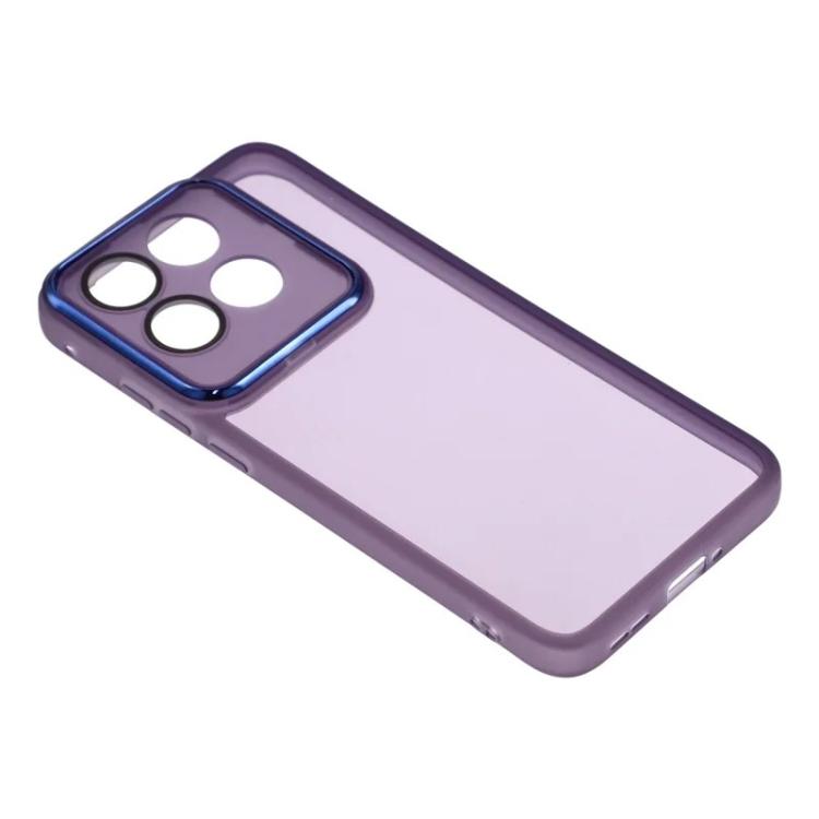 For Motorola Edge 70 Fusion/70 Fusion+ 5G WANLONFENG Electroplated Frame Translucent TPU Phone Case with Screen Film