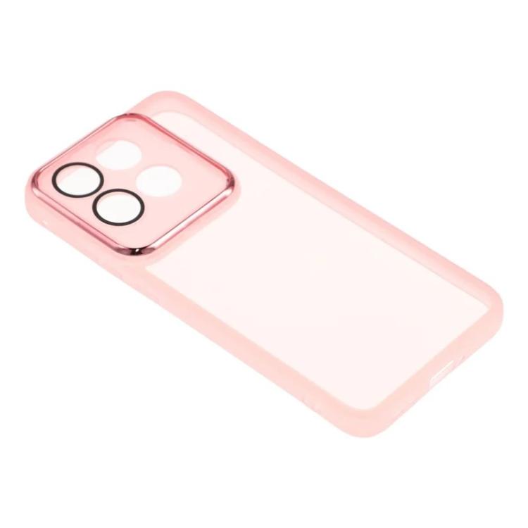 For Motorola Edge 70 5G WANLONFENG Electroplated Frame Translucent TPU Phone Case with Screen Film
