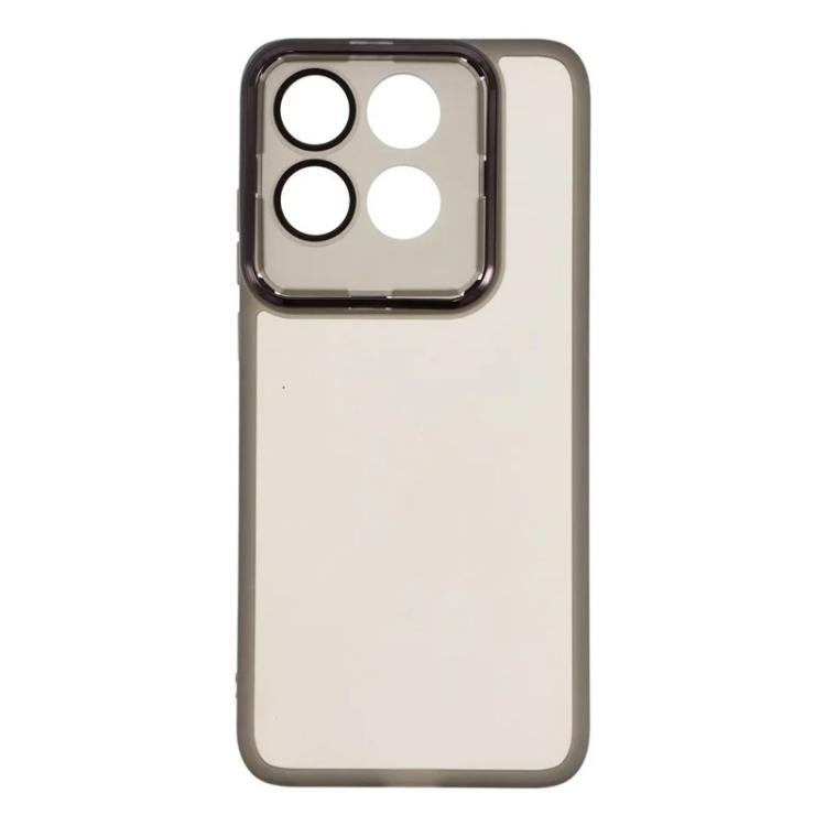 For Motorola Edge 70 5G WANLONFENG Electroplated Frame Translucent TPU Phone Case with Screen Film