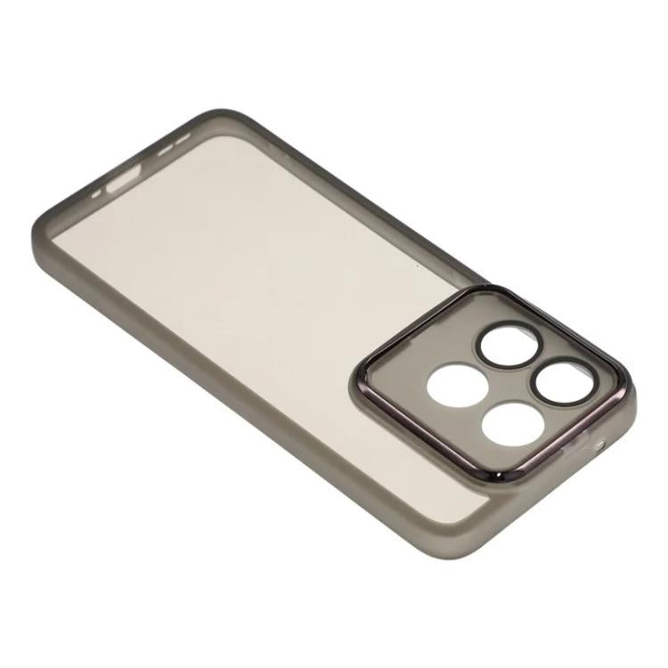 For Motorola Edge 70 5G WANLONFENG Electroplated Frame Translucent TPU Phone Case with Screen Film