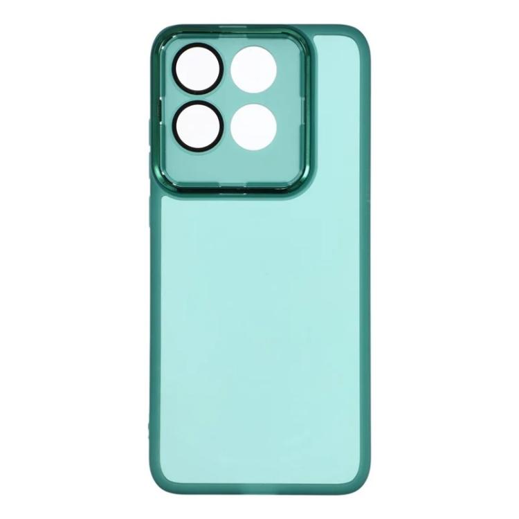 For Motorola Edge 70 5G WANLONFENG Electroplated Frame Translucent TPU Phone Case with Screen Film