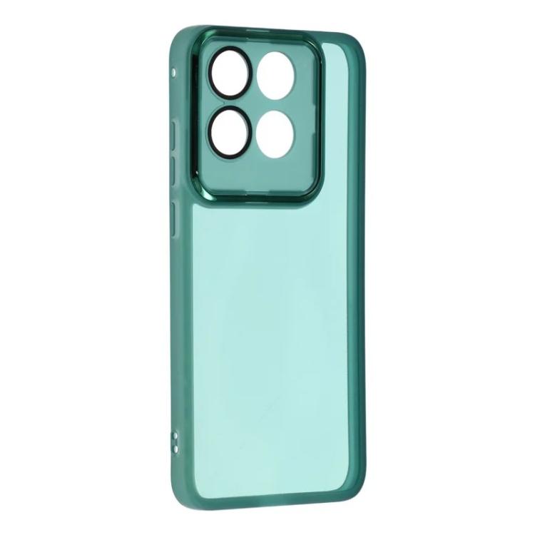 For Motorola Edge 70 5G WANLONFENG Electroplated Frame Translucent TPU Phone Case with Screen Film