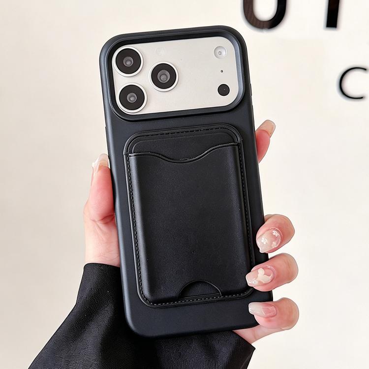 For iPhone 17 Pro Max Macaron-Style Card Holder Magnetic TPU Phone Case