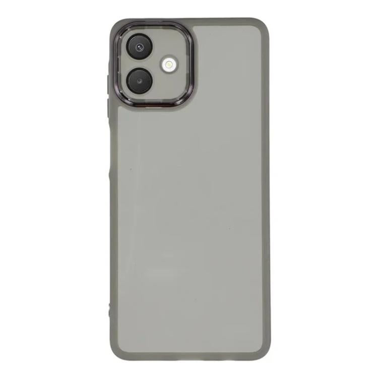 For Galaxy A07 4G WANLONFENG Electroplated Frame Translucent TPU Phone Case with Screen Film