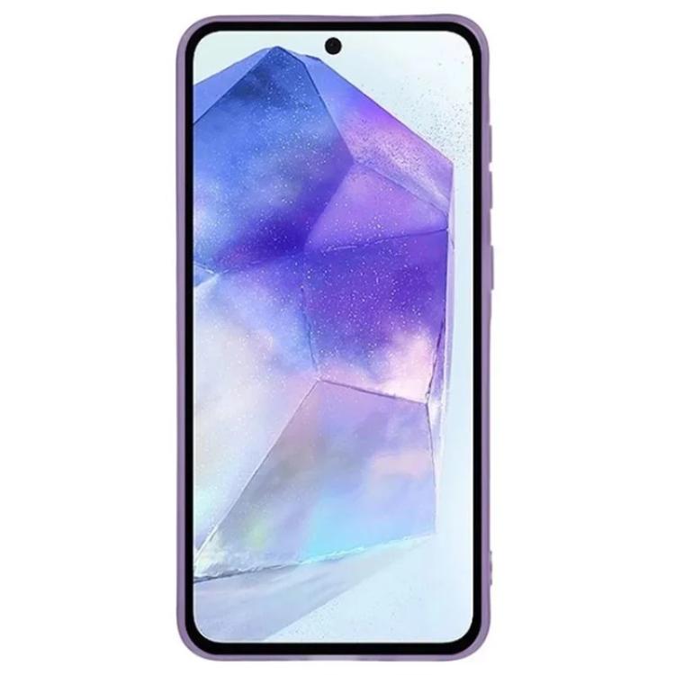 For Galaxy A16 5G / 4G WANLONFENG Electroplated Frame Translucent TPU Phone Case with Screen Film