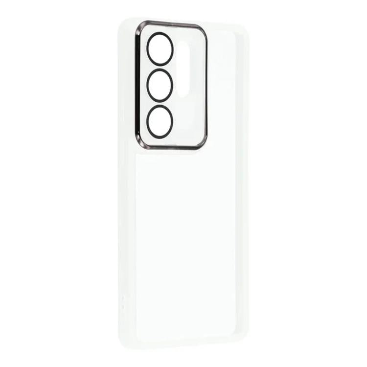 For Galaxy S26 Ultra 5G WANLONFENG Electroplated Frame Translucent TPU Phone Case with Screen Film