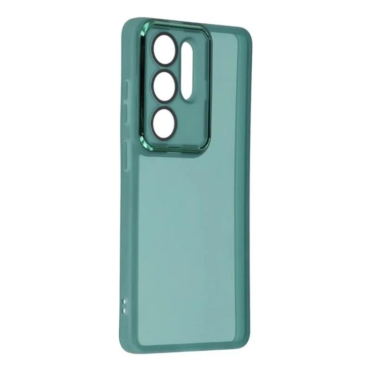 For Galaxy S26 Ultra 5G WANLONFENG Electroplated Frame Translucent TPU Phone Case with Screen Film