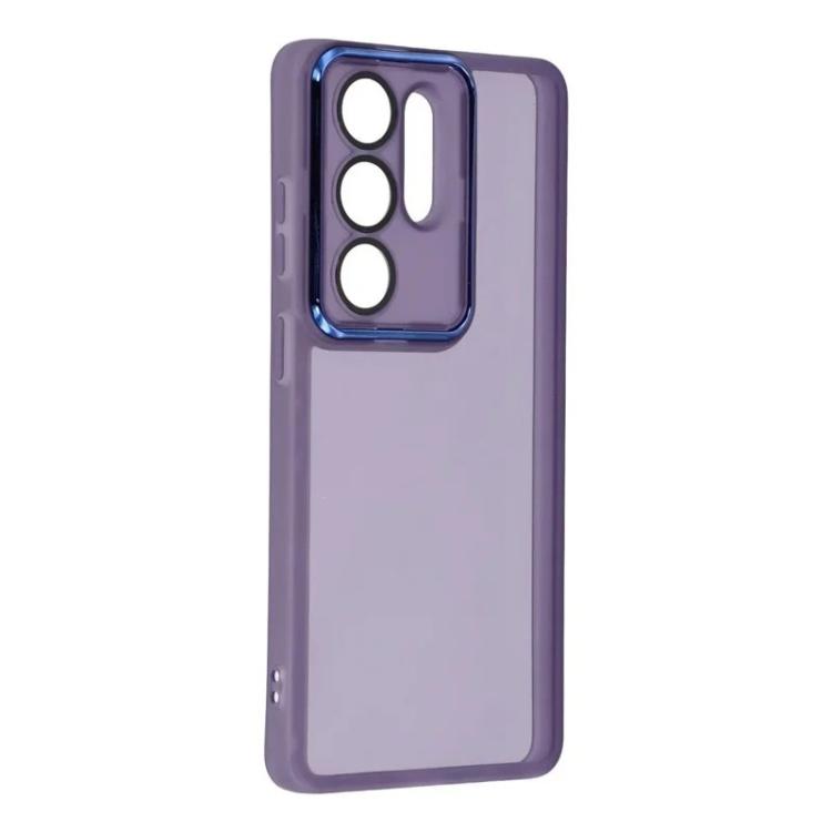 For Galaxy S26 Ultra 5G WANLONFENG Electroplated Frame Translucent TPU Phone Case with Screen Film
