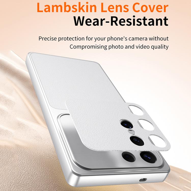 For Galaxy A05 Lambskin Series Skin Feel Shockproof Phone Case