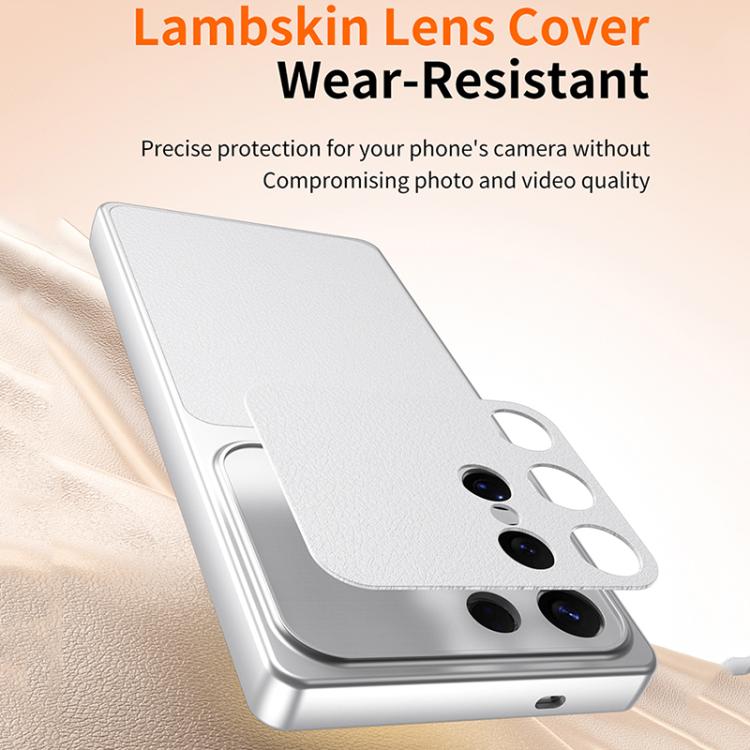 For Galaxy A05s Lambskin Series Skin Feel Shockproof Phone Case