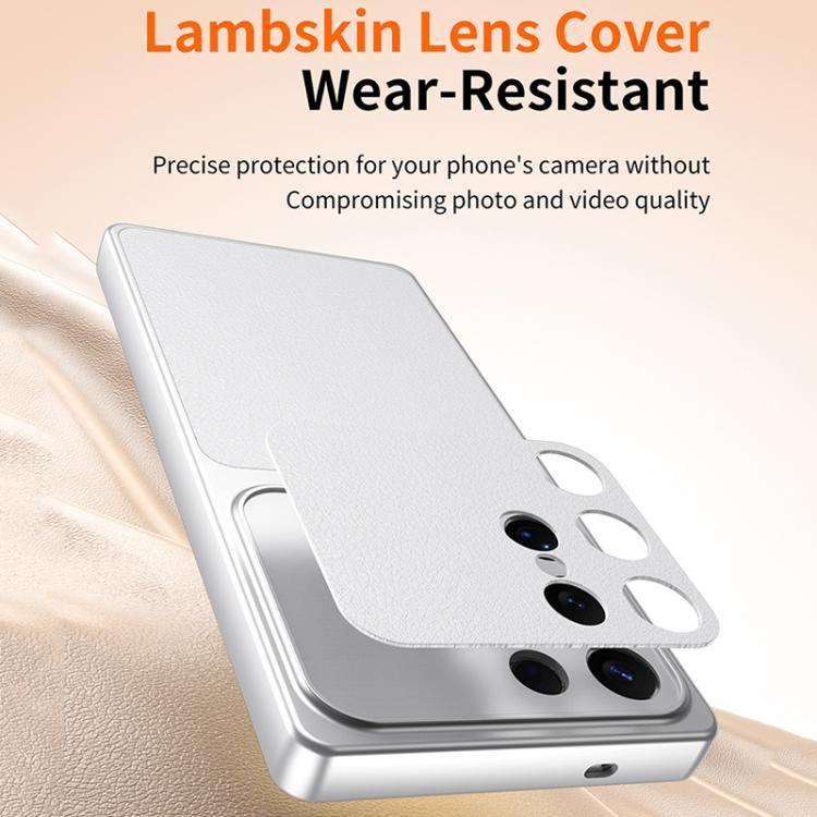 For Galaxy A06 5G Lambskin Series Skin Feel Shockproof Phone Case