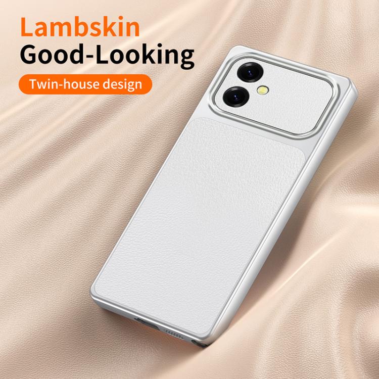 For Galaxy A07 Lambskin Series Skin Feel Shockproof Phone Case