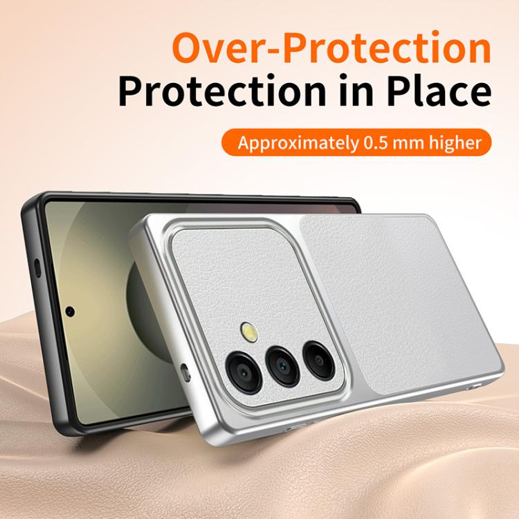 For Galaxy A15 5G Lambskin Series Skin Feel Shockproof Phone Case