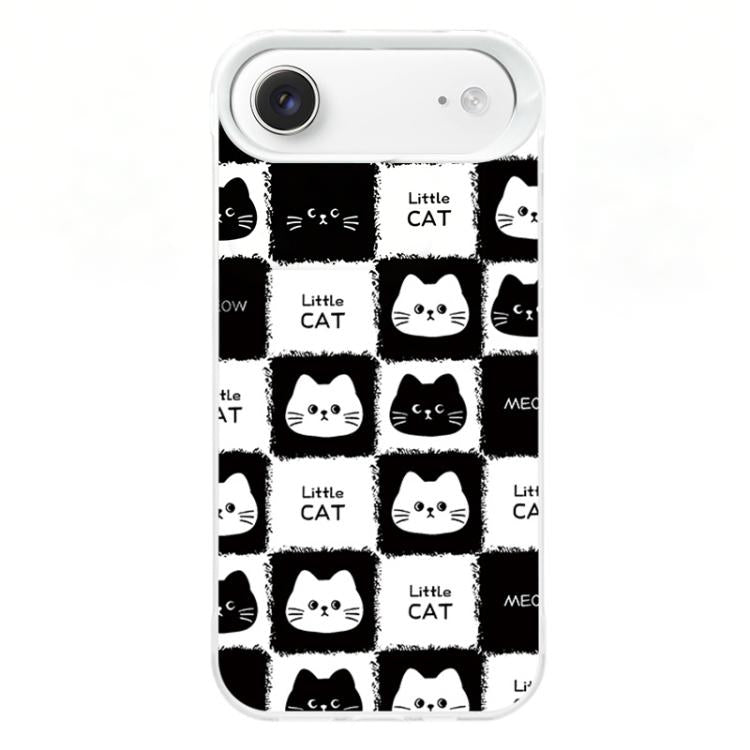 For iPhone Air Colorful Silver Plated IMD Pattern PC Hybrid TPU Phone Case