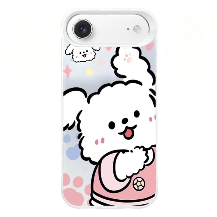For iPhone Air Colorful Silver Plated IMD Pattern PC Hybrid TPU Phone Case