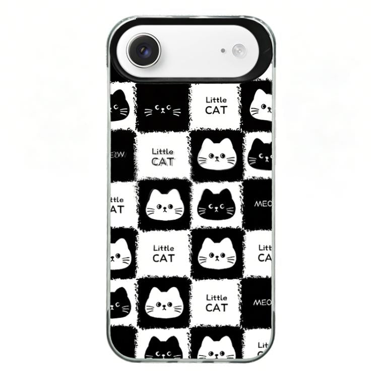 For iPhone Air Colorful Silver Plated IMD Pattern PC Hybrid TPU Phone Case