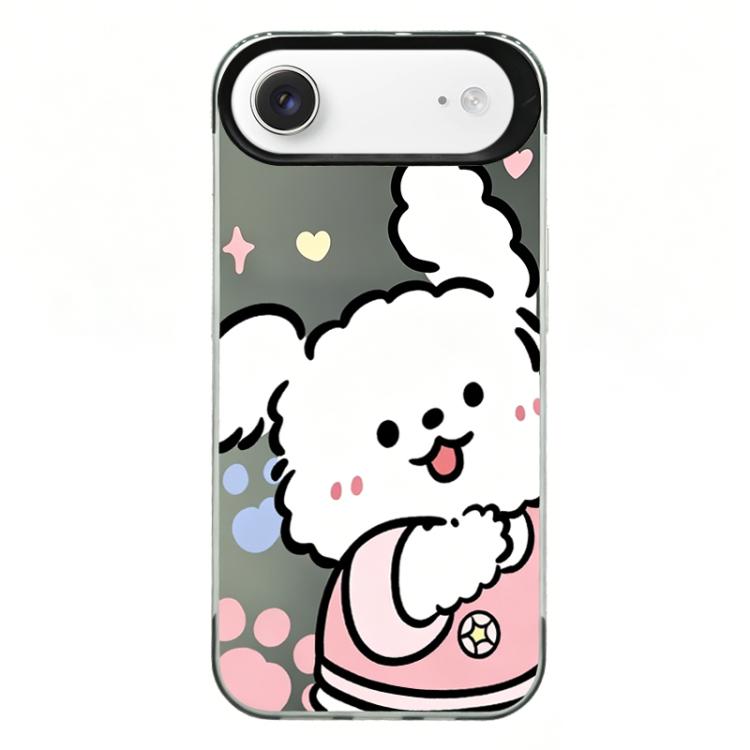 For iPhone Air Colorful Silver Plated IMD Pattern PC Hybrid TPU Phone Case