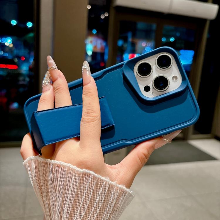 For iPhone 12 Slim Waist Design Soft TPU Shockproof Phone Case with Fold Holder