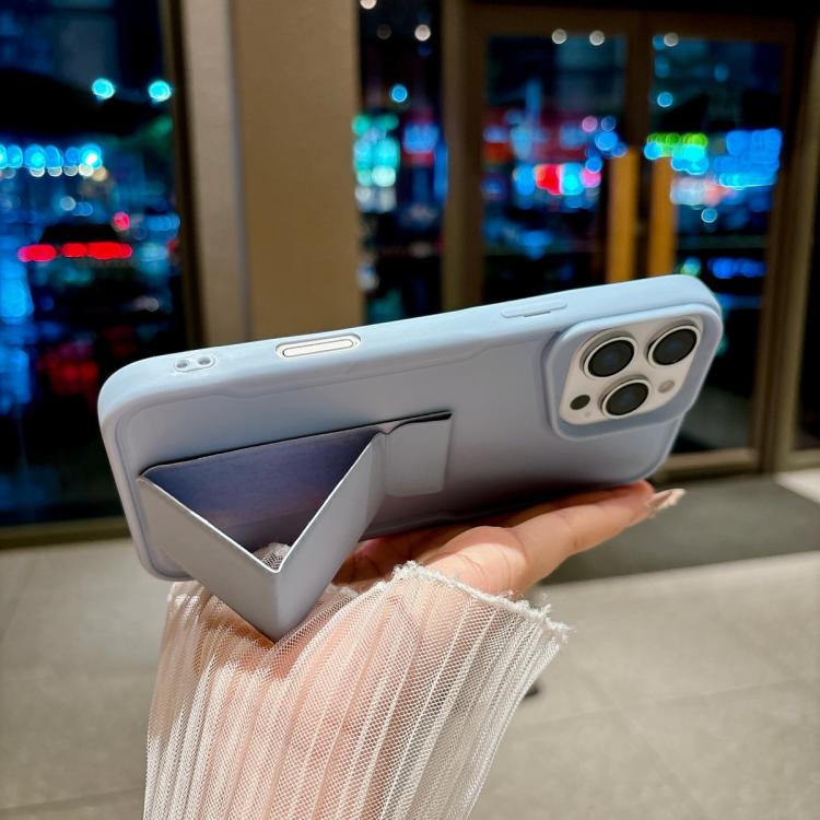 For iPhone 12 Pro Max Slim Waist Design Soft TPU Shockproof Phone Case with Fold Holder