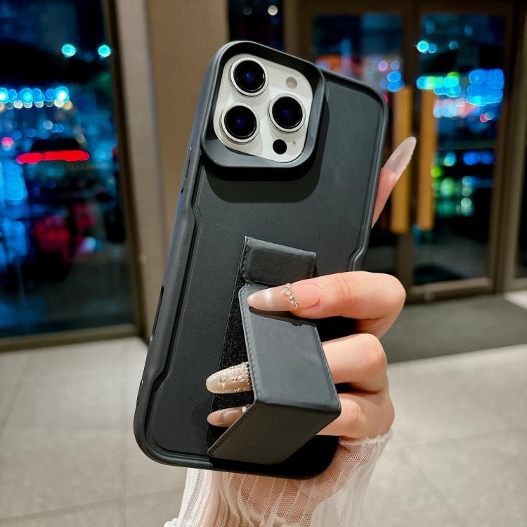 For iPhone 11 Slim Waist Design Soft TPU Shockproof Phone Case with Fold Holder