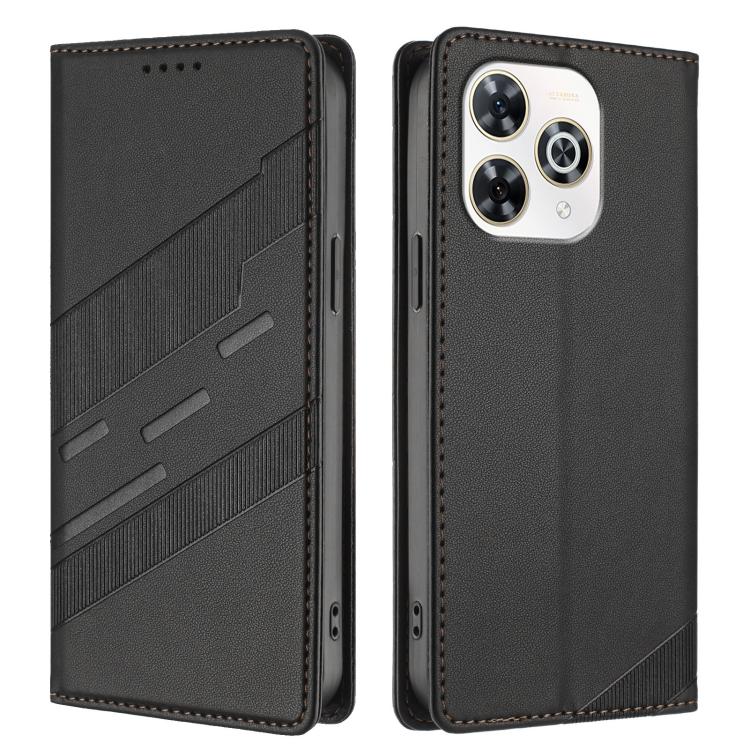 For Wiko Hi Enjoy 80 Pro Embossed Multi-functional Wallet Retro Leather Phone Case