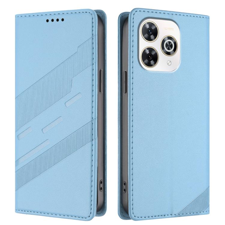 For Wiko Hi Enjoy 80 Pro Embossed Multi-functional Wallet Retro Leather Phone Case