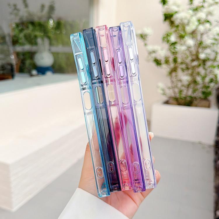 For Galaxy A06 4G Plating Gradient Discolor Phone Case