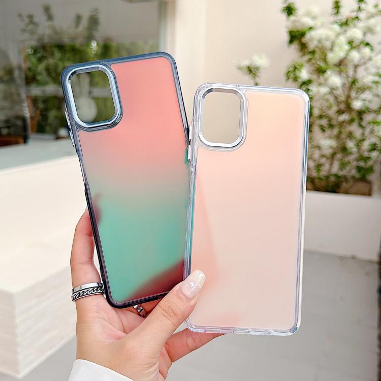 For Galaxy A06 4G Plating Gradient Discolor Phone Case