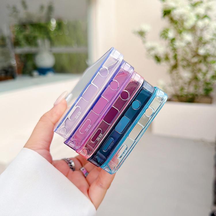 For Galaxy A06 4G Plating Gradient Discolor Phone Case