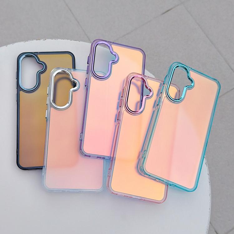 For Galaxy A56 5G Plating Gradient Discolor Phone Case