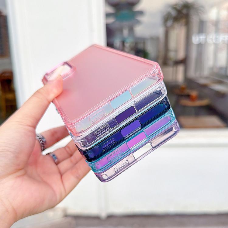 For Galaxy A53 5G Plating Gradient Discolor Phone Case