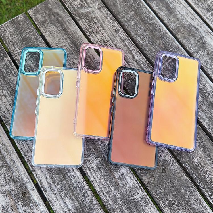 For Galaxy A53 5G Plating Gradient Discolor Phone Case