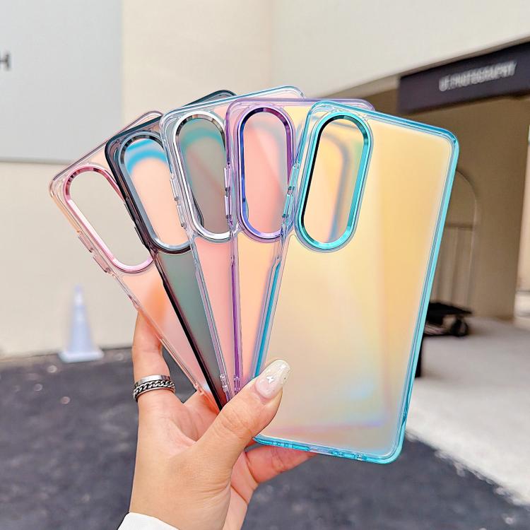 For OPPO A60 4G Plating Gradient Discolor Phone Case