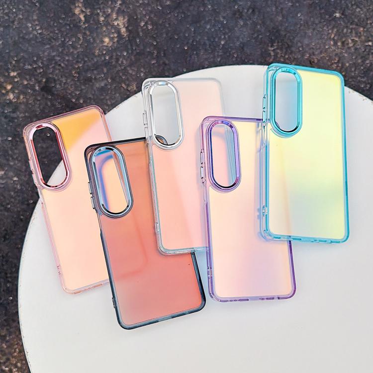 For OPPO A60 4G Plating Gradient Discolor Phone Case