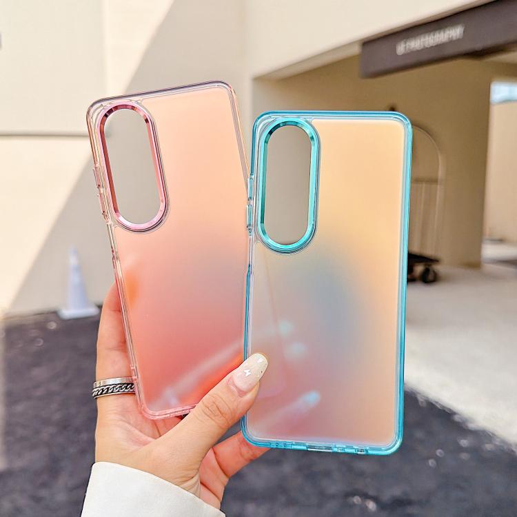 For OPPO A60 4G Plating Gradient Discolor Phone Case