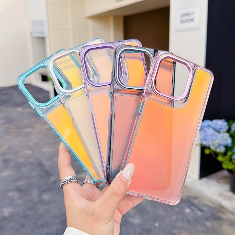 For Motorola Moto G05 / G15 Plating Gradient Discolor Phone Case