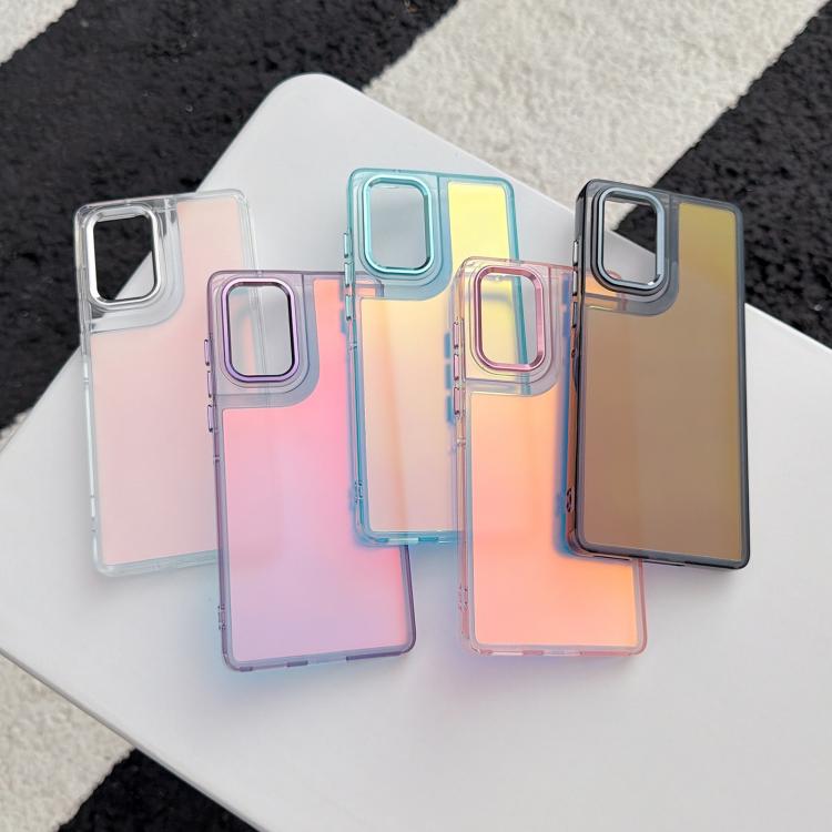 For Motorola Edge 50 Fusion Plating Gradient Discolor Phone Case