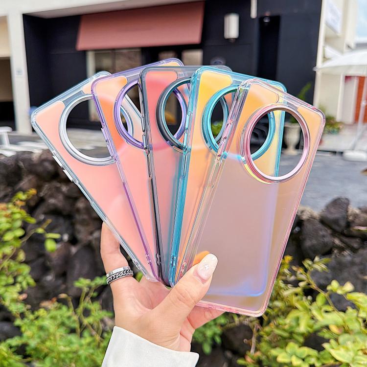 For Redmi 14C 4G Plating Gradient Discolor Phone Case
