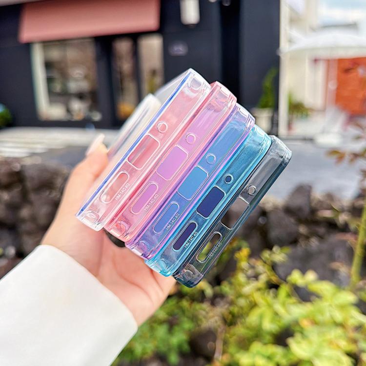 For Redmi 14C 4G Plating Gradient Discolor Phone Case